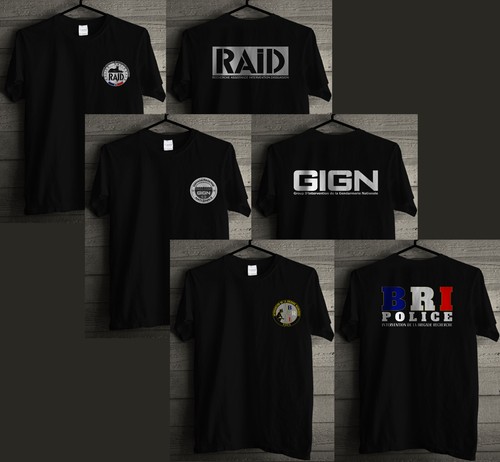 Shirt nera nuova francia - t-shirt,