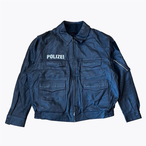 Giacca pelle polizia tedesca